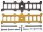Ford Manifold Spacer Kit Fits #'s 3821 & 7126
