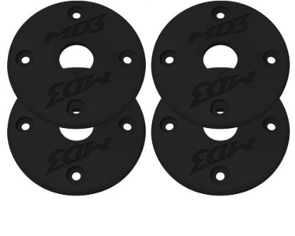 Scuff Plate Plastic Black 4-Pack MD3