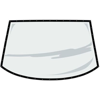 Rear Window ABC Molded .093 w/Blk Border Uncoat