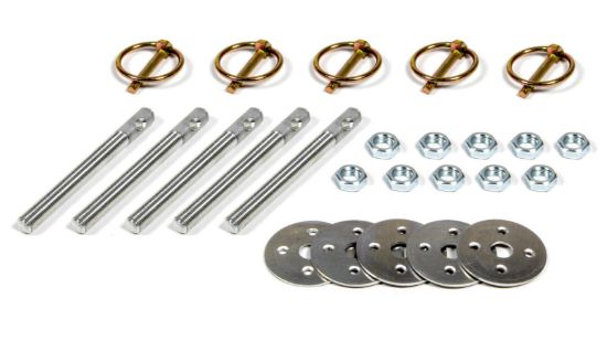 Hood Pin Kit 1/2in Alum