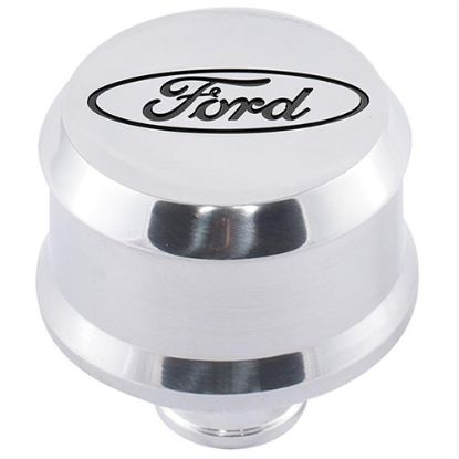 Valve Cover Breather w/ Slant Edge  Alm Polished