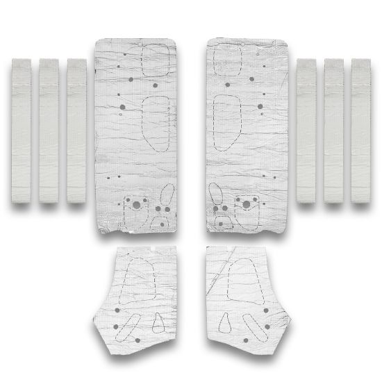 69-70 Ford Mustang Coupe Door Insulation Kit