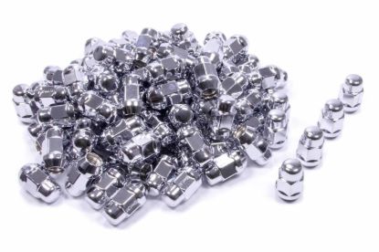 100 Lugnuts 14mm X 1.5 Acorn Bulge Closed