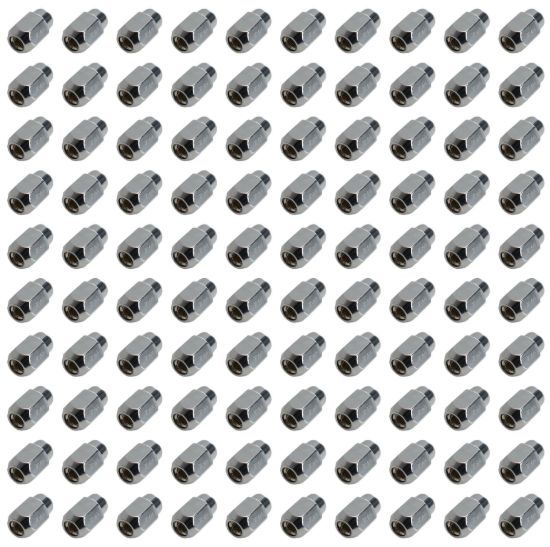100 Lugnuts 7/16 Acorn 13/16 Hex