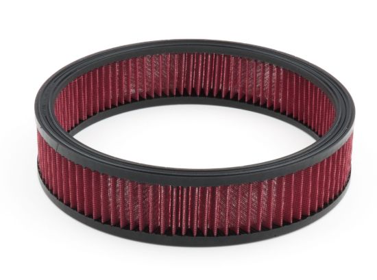14in x 3in Round Air Filter Red