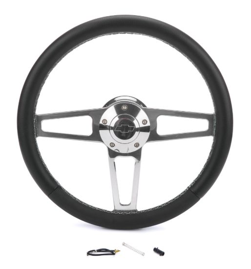 T Series Pol. Wheel Chev rolet Logo/Install Kit
