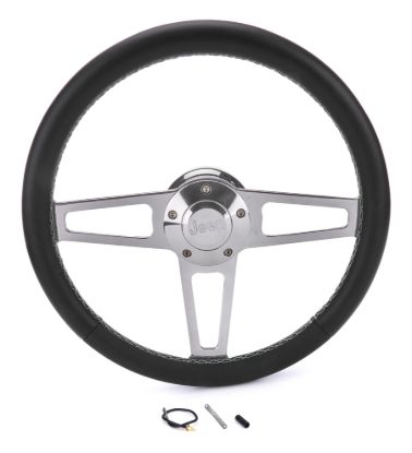 T Series Pol. Wheel Jeep Logo/Install Kit