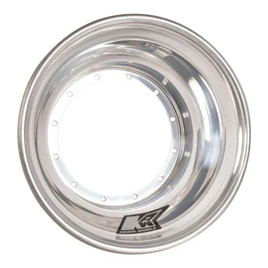Wheel Half 12-Blt 10in x 3in Polished Brake Bell
