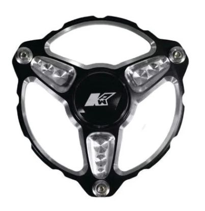 Front Hub 3 Pin Micro LH w/Bearing Black