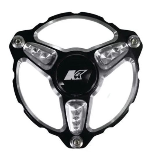 Front Hub 3 Pin Micro LH w/Bearing Black