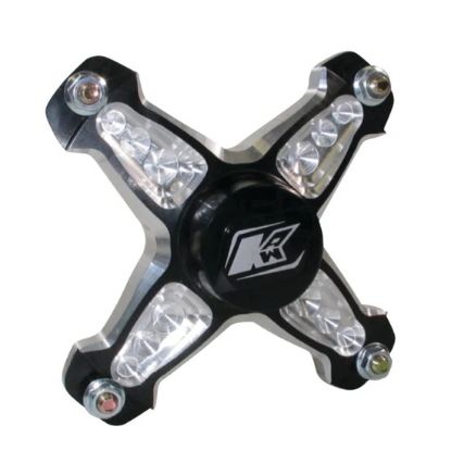 Front Hub 4 Pin Micro LH w/Bearing Black