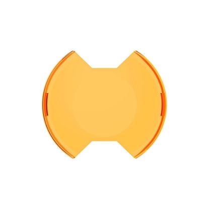 6in SlimLite LED Light Shield Amber Each