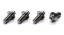 Fuel Tank Bolts Titanium 4pcs 12 Point Heads