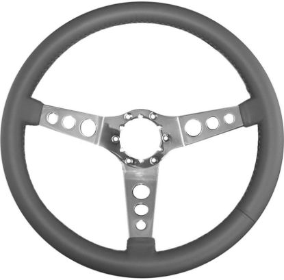 Steering Wheel Stainless Steel Vette Hot Rod