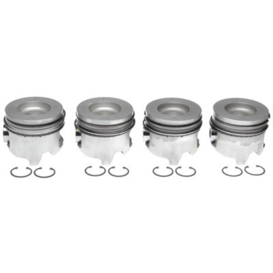 Piston Set w/Rings   4pk GM 6.6L Duramax RH