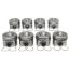 Piston Set w/Rings Ford 6.4L Diesel 8pk