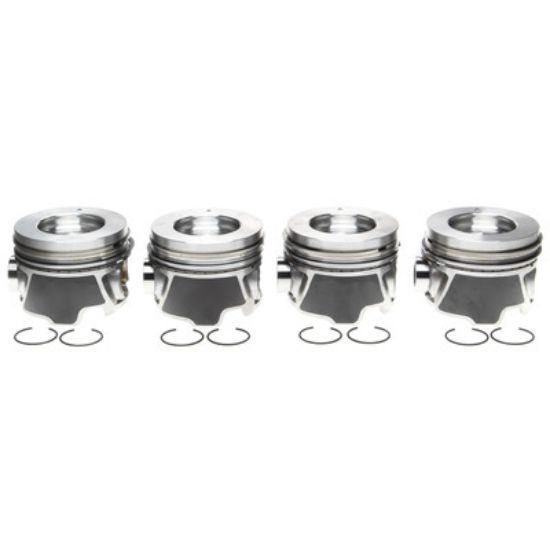 Piston Set w/Rings   4pk GM 6.6L Duramax RH