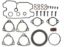 Turbo Mount Gasket Set Ford 6.4L Diesel