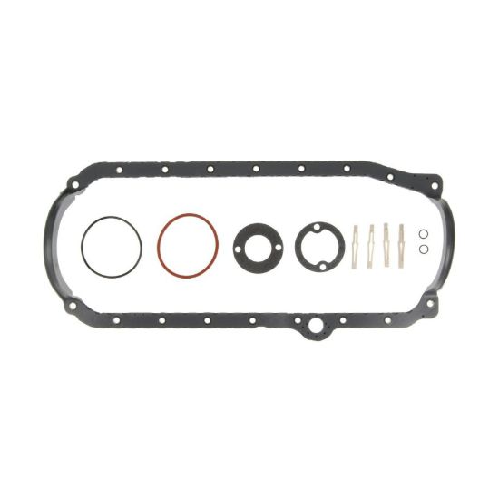Oil Pan Gasket Set - SBC 86-91 w/1-Piece Rr Main