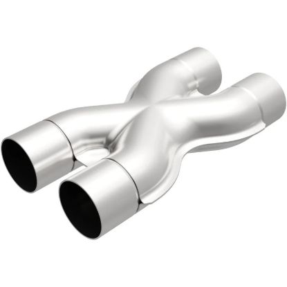 Stainless Tru-X Crossover 3in Dual