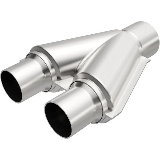 Stainless Y-Pipe Dual 3in Inlet/3in Outlet