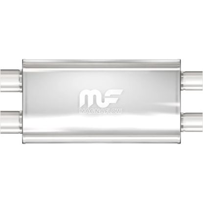 Muffler Stainless 3in Dual In/Out