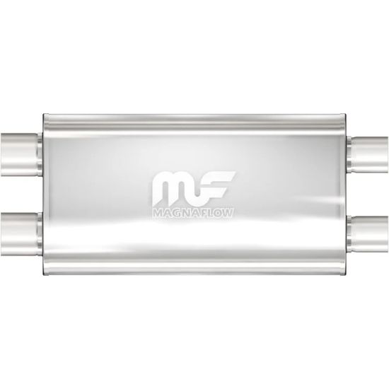 Muffler Stainless 3in Dual In/Out