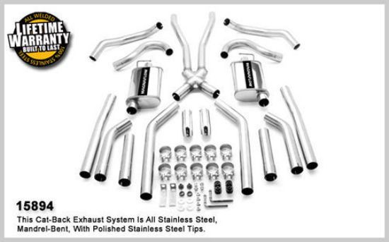 68-72 GM A Body 2.5in Dual Exhaust System