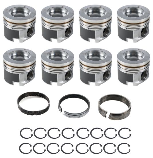 Duramax PowerPak Piston Set 4.075 Bore 6.6L LP5