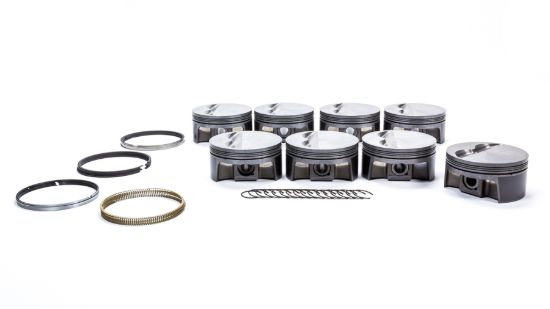 SBC PowerPak F/T Piston Set 4.040 Bore -5cc