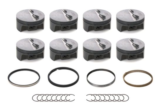 SBC FT PowerPak Piston Set 4.030 Bore -4.1cc