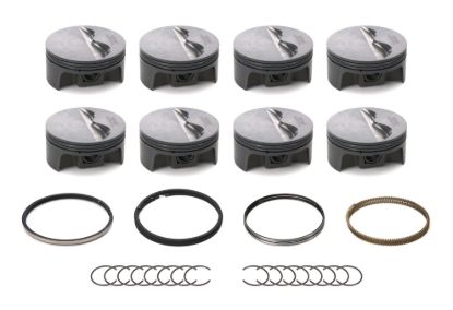 SBC FT PowerPak Piston Set 4.040 Bore -4.1cc