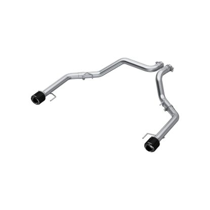 3in Axle ack Exhaust Dual Rear Exit Stainless