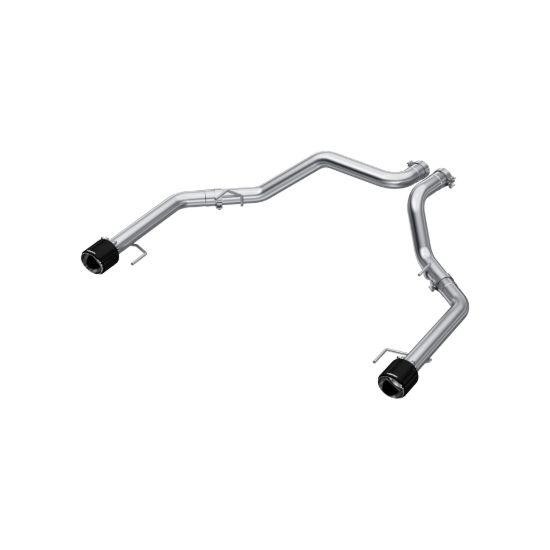 3in Axle ack Exhaust Dual Rear Exit Stainless