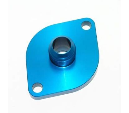 -12an Male Water Neck w/O-Ring - Blue