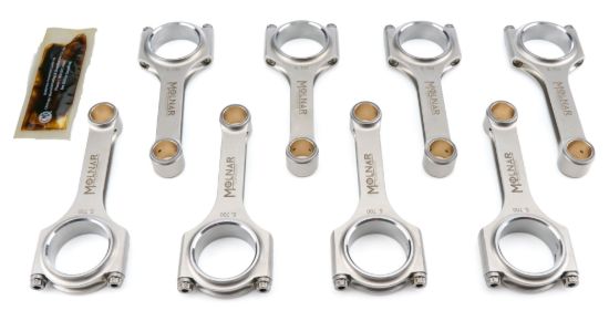 5.700 H-Beam Rod Set SBC Lwt W/Honda Pin