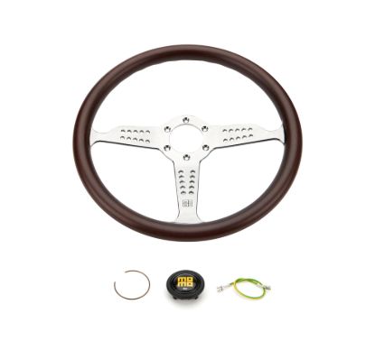 Super Grand Prix Steerin g Wheel Wood/Pol. Silver