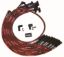 Ultra Plug Wire Set BBC Over V/C Red