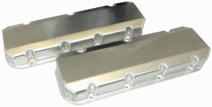 BBC Fab Valve Cover Set 3in Tall Non-Logo