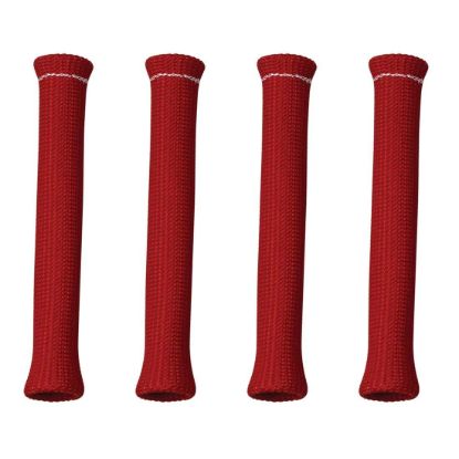 Spk Plug Boot Protectors High Temp Red 4-Pack