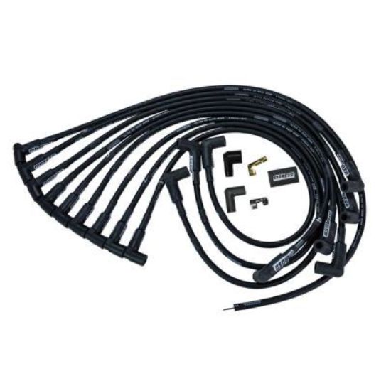 Ultra 40 Plug Wire Set SBC Over V/C HEI  Black