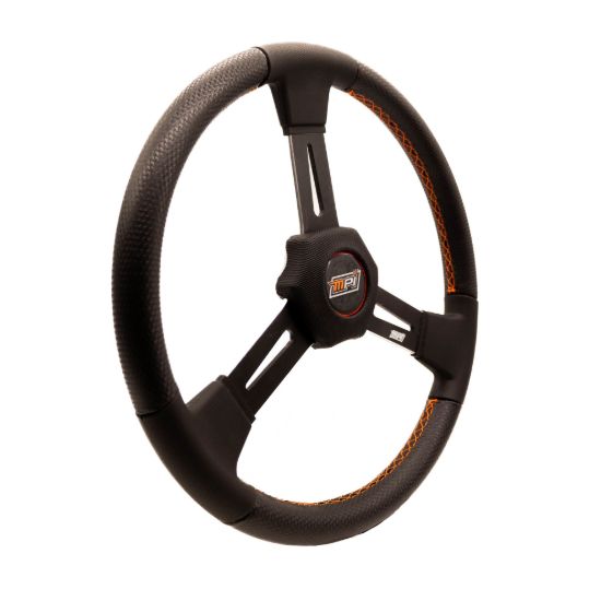 Steering Wheel Dirt 15in Diameter Flat Std Grip