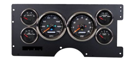 Gauge Kit GM Truck 88-94 Performance II Black