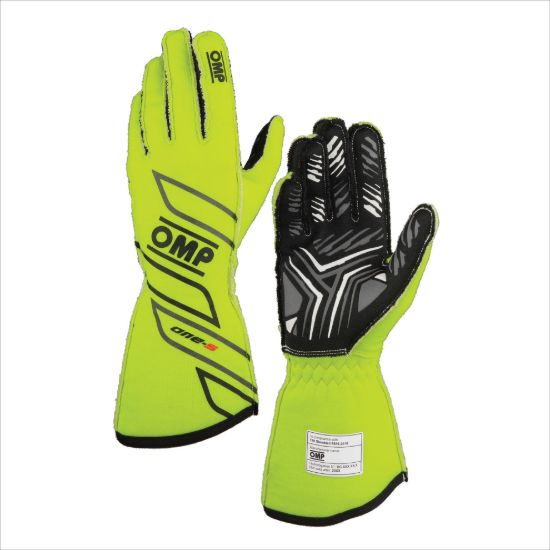 ONE-S GLOVES my2025 FIA 8856-2018 FLUO YELLOW SZ