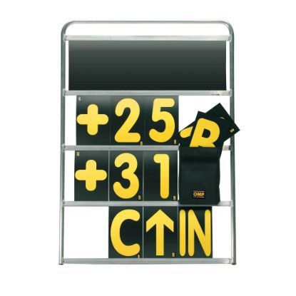 Pit Board 4 Row Alum Frame 100x72cm