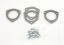 Collector Flanges - 1pr 3-Bolt 2-1/2in Dia.