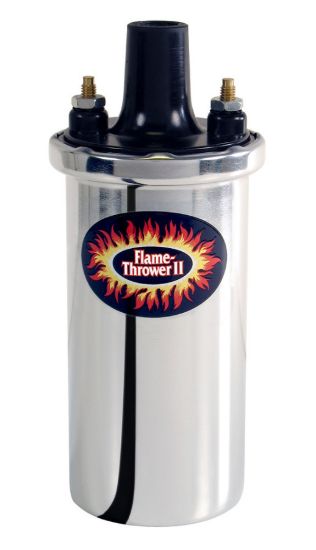 Flame-Thrower II Coil - Chrome- Oil Filled
