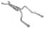 05-10 Mustang 4.0L 2.5in Cat Back Exhaust System