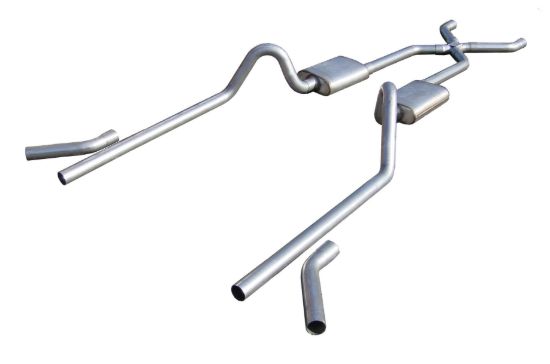 55-57 Chevy H-Bomb Crossmember Back Exhaust