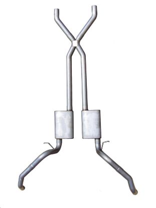 67-69 F-Body Crossmember Back Exhaust